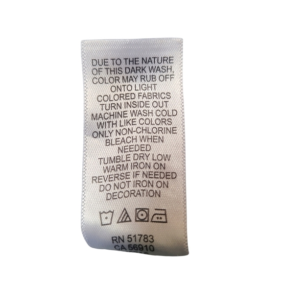 NWT Maurices blue white denim flex short jegging pants - Picture 9 of 12